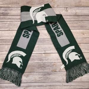 Forever collectibles Michigan State Spartans knit scarf with tassel ends
